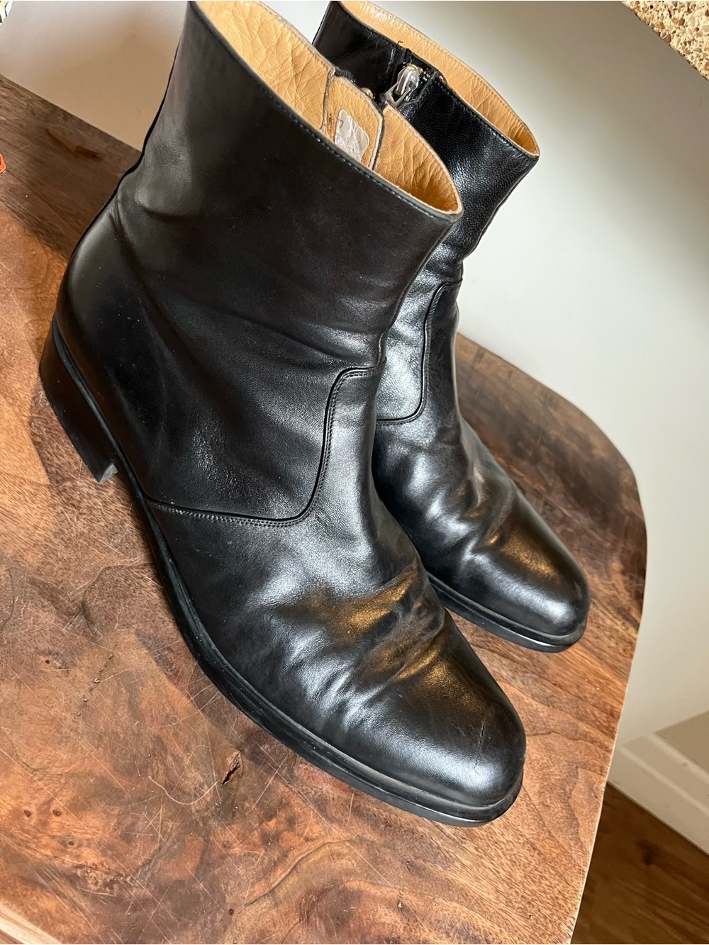 Bally Men's Black Leather Ankle Boots - Made in Italy